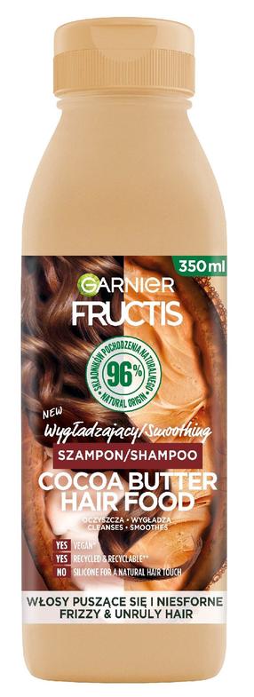 Šampūns Garnier Fructis Cocoa Butter Hair Food, 350 ml