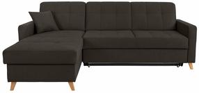 Kampinė sofa Lars, ruda sp., 161 x 223 cm x 83 cm
