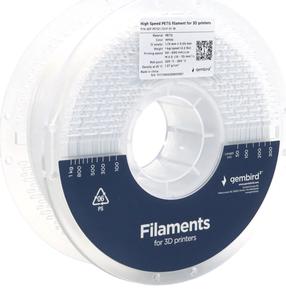 Filamentas Gembird, balta sp.