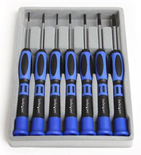 Rinkinys StarTech CTK100P, 17 x 14 mm, 7 vnt., mėlyna sp./juoda sp.