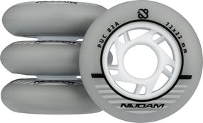 Ritenis Nijdam Inline Skate Wheel Set - 72x24 mm, 24 mm x 72 mm x 72 mm