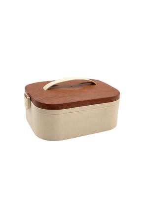 Konteiner toidu jaoks Hermia BU0093, 0.65 l, 18.5 cm x 14.5 cm, pruunikas v.