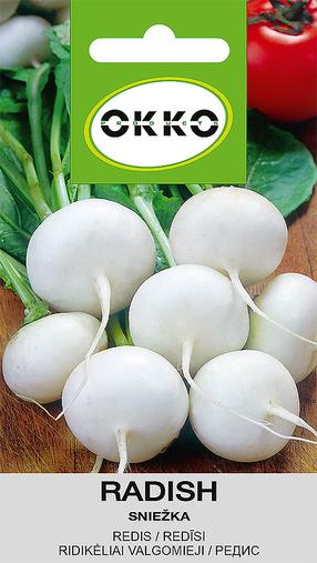 Семена Okko, редис Sniežka, 2 г