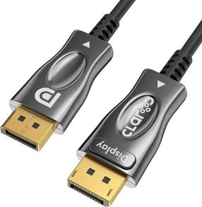 Kabelis Claroc DisplayPort - DisplayPort 1.4 8K CLAROC-DP-14-15M Displayport, Displayport, 15 m, melna krās.