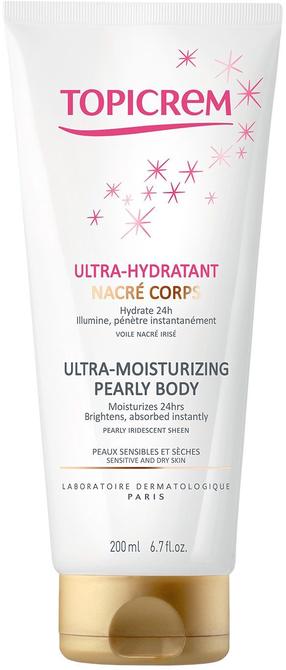 Kūno pienelis Topicrem Ultra-Moisturizing Pearly Body, 200 ml