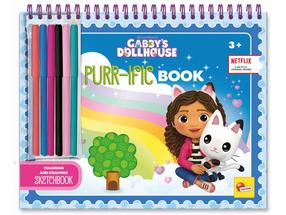 Креативная книга Lisciani Gabbys Dollhouse Purr-Ific, синий цв./многоцветный