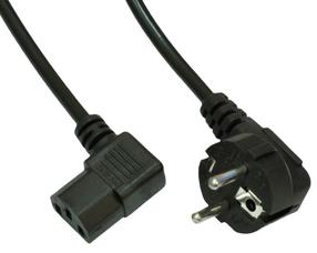 Vads Akyga Power Schuko / IEC C13 AK-PC-02A IEC C13, Schuko, 1.5 m, melna krās.