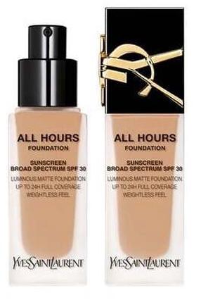 Skystas makiažo pagrindas Yves Saint Laurent All Hours Luminous Matte, SPF 30, mn7, 25 ml