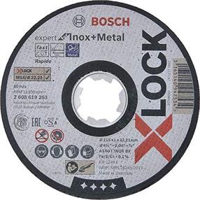 Griešanas disks leņķa slīpmašīnām Bosch X-Lock, 115 mm x 1 mm x 22.23 mm