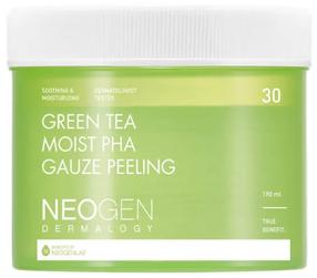 Отшелушивающая подушечка для лица Neogen Green Tea Moist PHA, 190 мл, 30 шт.
