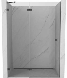 Dušo durys Mexen Lunar 834-140-000-95-00-L, 140 cm x 200 cm, metalo sp./grūdintas