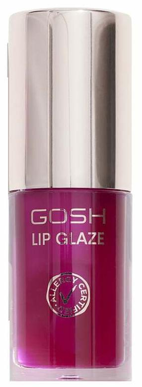 Lūpu spīdums Gosh Lip Glaze, 5.50 ml, wild berry krās., 002