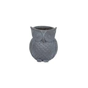 Dārza apdare "Pūce" Garden Center LT34101-B, 26 cm x 26 cm x 31 cm, pelēka krās.