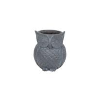 Sodo dekoracija "Pelėda" Garden Center LT34101-B, 26 cm x 26 cm x 31 cm, pilka sp.