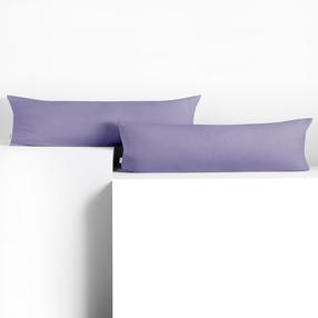 Pagalvės užvalkalas Restilo Amber, violetinė sp., 145 cm x 20 cm, 2 vnt.