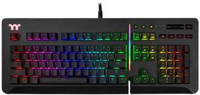 Vadu spēļu tastatūra Thermaltake Level 20 RGB Level 20 RGB Cherry MX Blue, EN, melna krās.