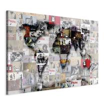 Reprodukcija Artgeist Map: Banksy inspiration N6155PWD, 60 cm x 40 cm