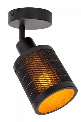 Šviestuvas lubų Lucide Tagalog 21929/01/30, E27, 1 x 40 W, juoda sp. / juoda sp.
