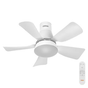 Griestu ventilators ar lampu Osram 445, 21 W, balta krās.
