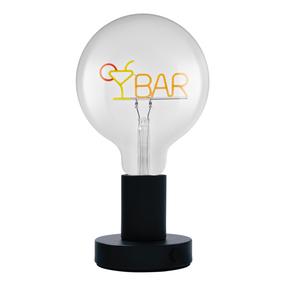 Darba galda gaismeklis Osram, LED, 1.2W, caurspīdīga krās./melna krās.