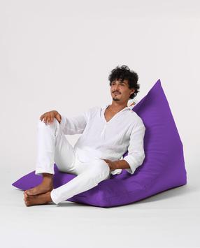 Sėdmaišis Hanah Home Pyramid 248FRN1195, violetinė sp.
