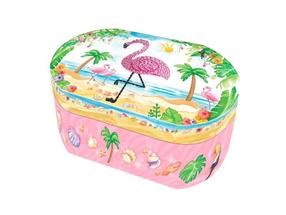 Muzikinė dėžutė Pulio Oval Flamingo