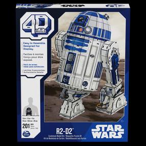 4D пазл Spin Master Robot R2D2 6069817, 19 см x 18.6 см, 201 шт., синий цв./белый цв.