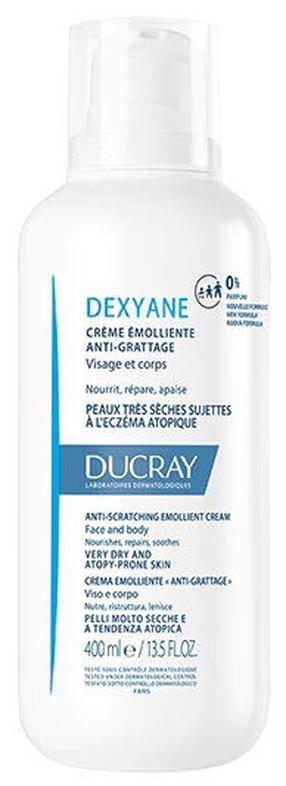 Kūno kremas Ducray Dexyane Anti Scratching Emollient, 400 ml