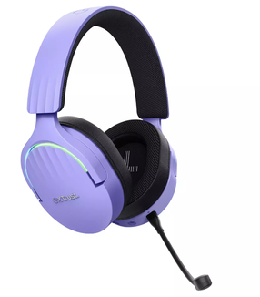 Belaidės žaidimų ausinės Trust GXT 491 Fayzo 25305, violetinė sp.