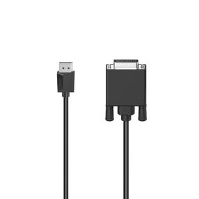 Kabelis Hama DisplayPort - DVI-D Displayport, DVI-D, 24 m, melna krās.