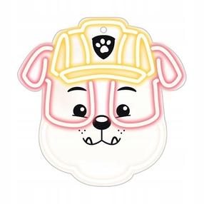 Dekoracija "Šuo"/"Paw Patrol" Forever Light Rubble OW-130446 su LED apšvietimu, 40 cm, balta sp./raudona sp./geltona sp.
