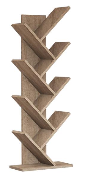Pastatoma lentyna Kalune Design Hitit 566BMS2216, riešuto sp., 128.5 cm x 46 cm x 22 cm