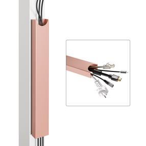 Kabeļa turētājs Desktronic Magnetic, 370 x 50 mm, rozā krās.