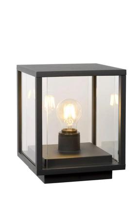 Välitingimustes kasutatav lauavalgusti Lucide Claire 27883/25/30, 15W, E27, IP54, must v., 20 cm x 24.5 cm