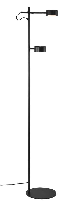 Stāvlampa Domoletti Luca P19070-2F, 8 W, LED, melna krās.