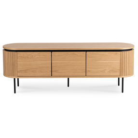 Televizoriaus spintelė Beck, rudas, 40 cm x 160 cm x 55 cm