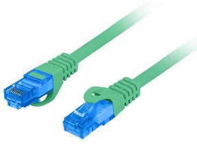 Laidas Lanberg S/FTP CAT.6A Patchcord RJ-45, RJ-45, 20 m, žalia sp.