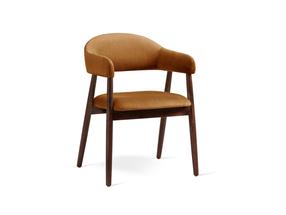 Kėdžių rinkinys Cosmopolitan Design Adra Velvet, matinė, juoda sp./camel sp., 59 cm x 56 cm x 77 cm, 2 vnt.