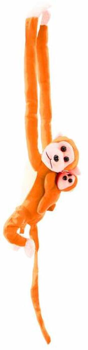 Pliušinis žaislas beždžionė Lean Toys, oranžinė sp., 90 cm