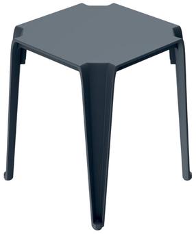 Dārza galds Ferne Lottie, melna krās., 39.6 cm x 39.6 cm x 46.5 cm