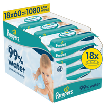 Drėgnos servetėlės kūdikiams Pampers Aqua, 1080 vnt.