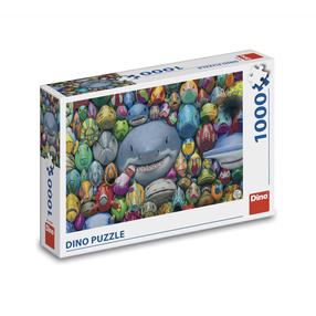 Dėlionė Dino Colorful Fishes, 66 cm x 47 cm, 1000 vnt., įvairių spalvų