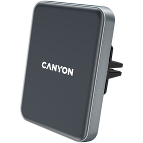 Auto laadija Canyon C-15, Qi/USB-C, must v., 15 W