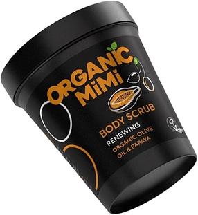 Kūno šveitiklis Organic Mimi Olive & Papaya Renewing, 250 ml