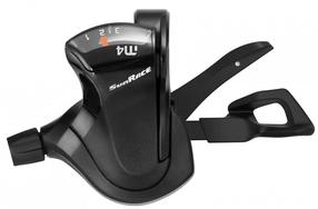 Pavarų perjungimo rankenėlė SunRace DLM403 SHIF30, polimeras, juoda sp.