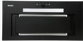 Įmontuojamas gartraukis Maan Ares M 60 Soft Touch OAREP60JFSW.S3.MC.MCK_EO, juoda sp.