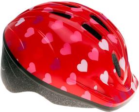 Ķivere velobraukšanai bērniem Hearts 10024555, sarkana krās., S/M