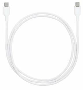 Провод Toti, 2 x USB Type C, 100 см, белый цв.
