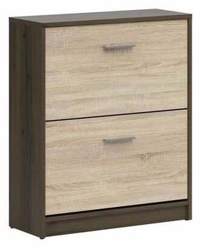 Batų dėžė Nepo Plus, ruda/rusva, 70 cm x 27.5 cm x 84 cm