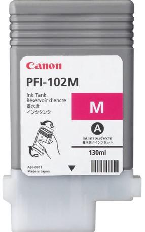 Rašalinio spausdintuvo kasetė Canon PFI-102M, raudona sp.